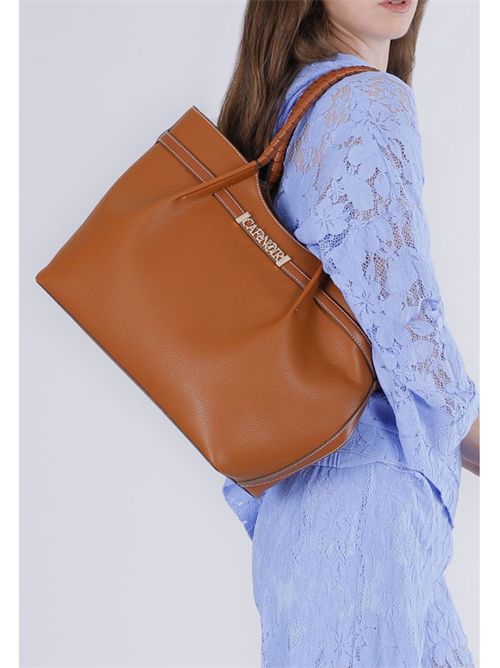 Borsa shopping effetto pelle C3YA1004 CAFE NOIR | C3YA1004CUOIO