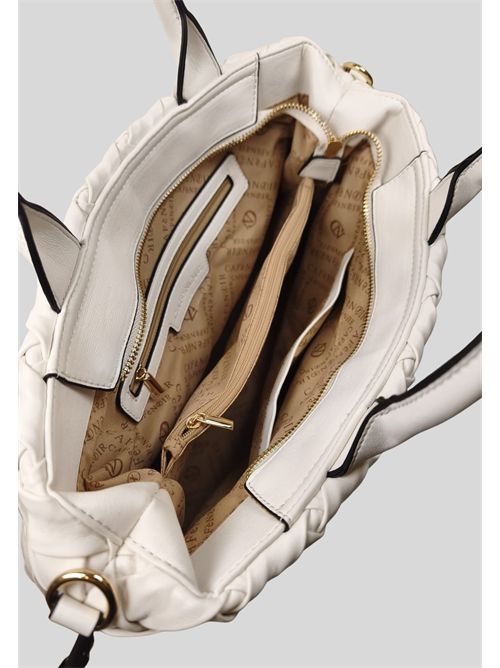 Borsa effetto pelle intrecciata C3YB1003 CAFE NOIR | C3YB1003BIANCO