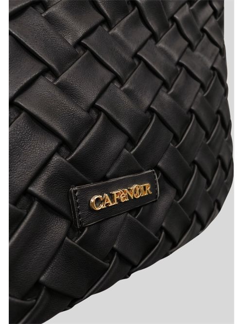 Borsa effetto pelle intrecciata C3YB1003 CAFE NOIR | C3YB1003NERO