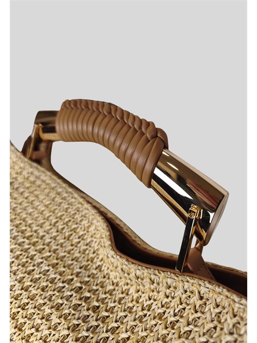 Borsa in raffia con manico C3YC1010 CAFE NOIR | C3YC1010NATURALE