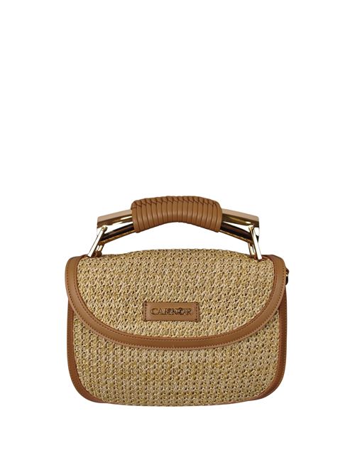 Borsa a mano in rafia con pattina C3YC1011 CAFE NOIR | C3YC1011NATURALE