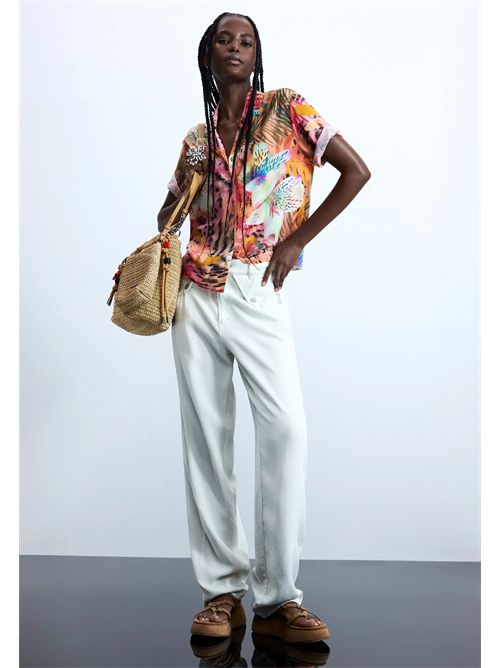 Camicia a maniche corte tropicale 26SWCW34 DESIGUAL | 26SWCW343049