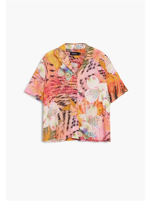 Camicia a maniche corte tropicale 26SWCW34 DESIGUAL | 26SWCW343049