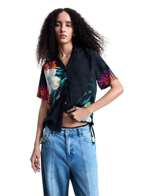 Camicia a maniche corte tropicale 26SWCW36 DESIGUAL | 26SWCW362000