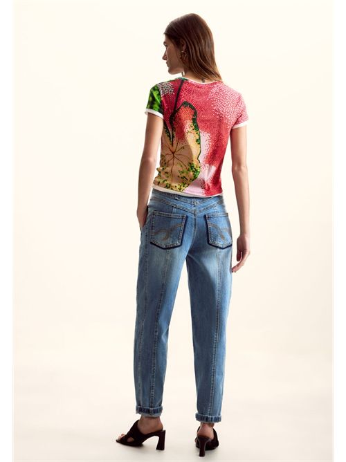 T-shirt con insetti disegnati da Mr. Christian Lacroix 26SWTK27 DESIGUAL | 26SWTK279019