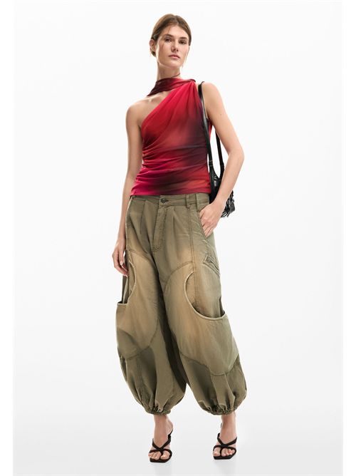 Top in tulle monospalla 26SWTK31 DESIGUAL | 26SWTK313098