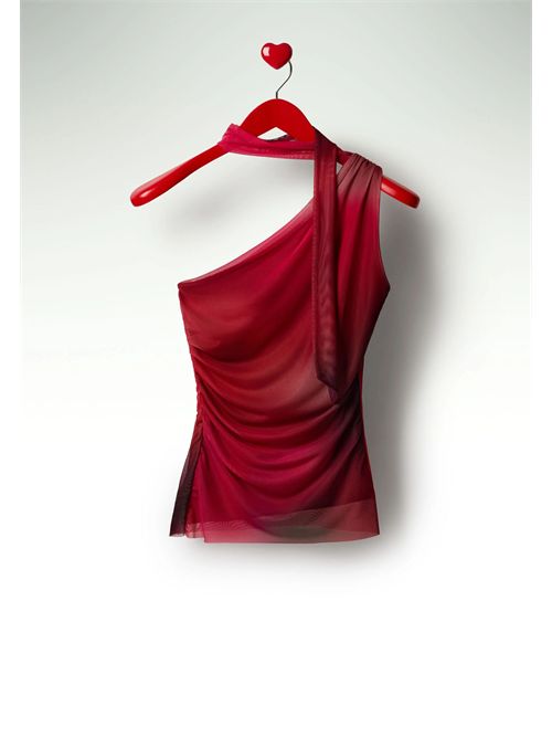 Top in tulle monospalla 26SWTK31 DESIGUAL | 26SWTK313098