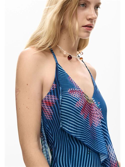 Abito corto con volant pixelato 26SWVK36 DESIGUAL | 26SWVK365001