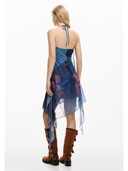 Abito corto con volant pixelato 26SWVK36 DESIGUAL | 26SWVK365001