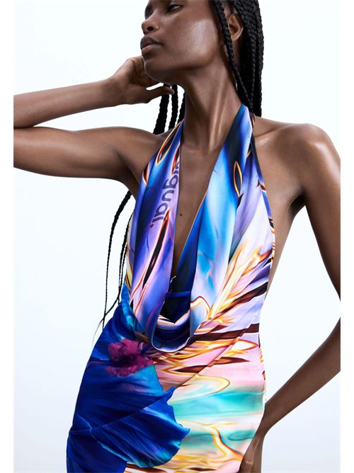 Abito corto acquamarina 26SWVK55 DESIGUAL | 26SWVK555054