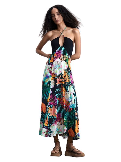 Abito lungo tropicale 26SWVW63 DESIGUAL | 26SWVW632000