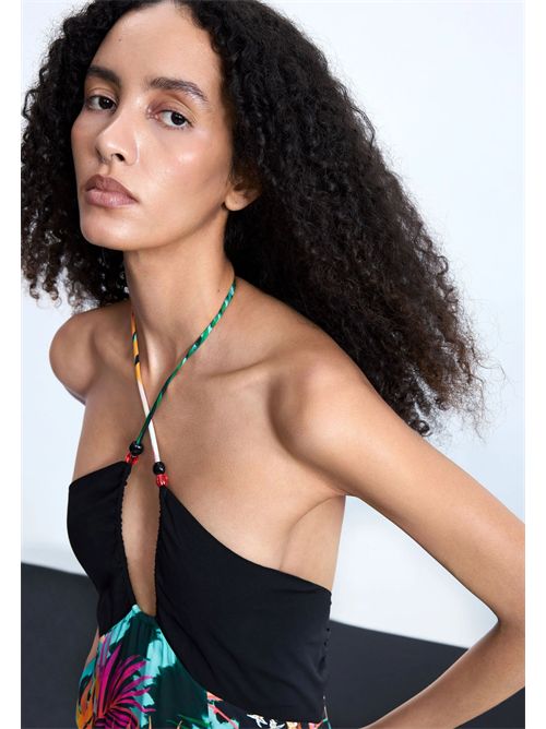 Abito lungo tropicale 26SWVW63 DESIGUAL | 26SWVW632000