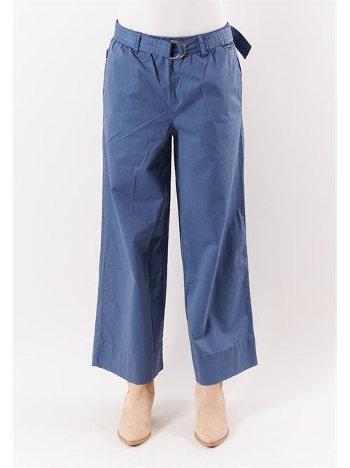 miro g - wide pants with belt KEELING | KWC060510INDIGO