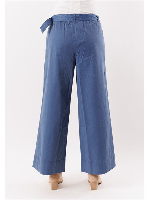 miro g - wide pants with belt KEELING | KWC060510INDIGO