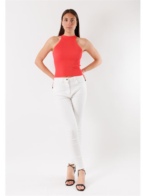 Form-fitting top in lightweight knit 3M1503C KONTATTO | 3M1503CCORALLO