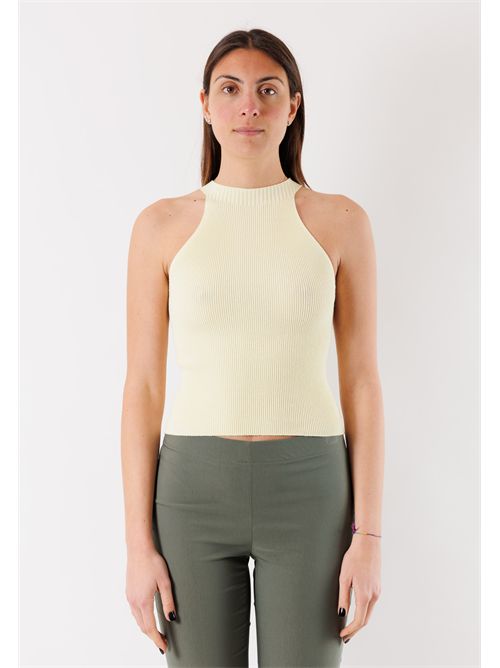 Form-fitting top in lightweight knit 3M1503C KONTATTO | 3M1503CGIALLINO