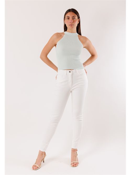 Top aderente in maglia leggera 3M1503C KONTATTO | 3M1503CMENTA