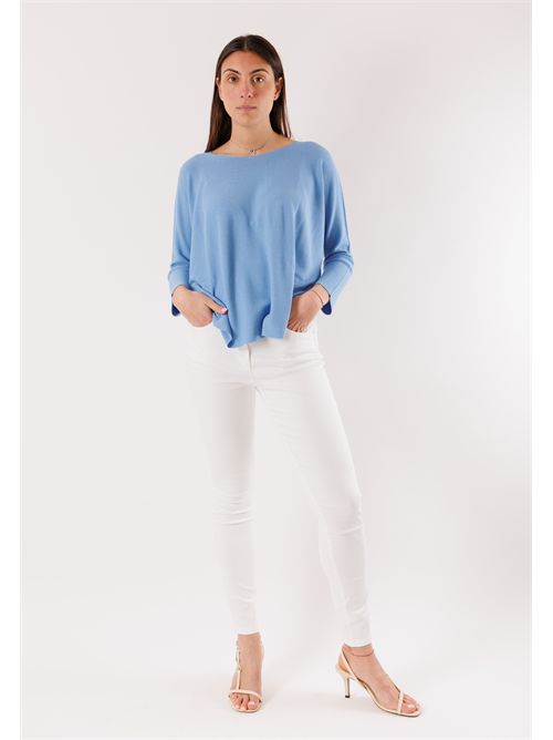 Loose-fitting crew neck top 3M1511 KONTATTO | 3M1511CDENIM