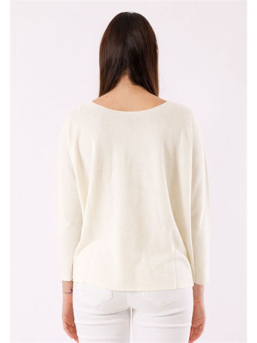 Loose-fitting crew neck top 3M1511 KONTATTO | 3M1511CPANNA