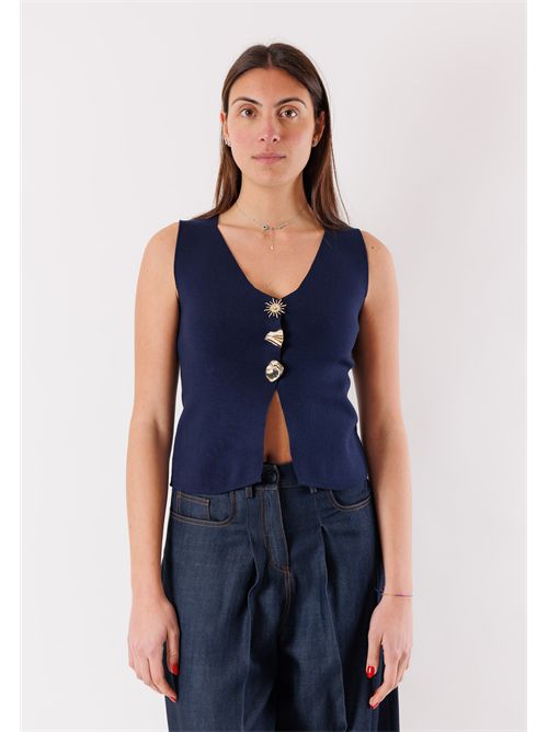 Gilet bottoni 3M1540 KONTATTO | 3M1540CBLU