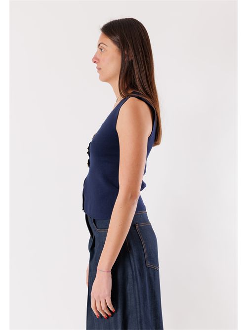 Gilet bottoni 3M1540 KONTATTO | 3M1540CBLU