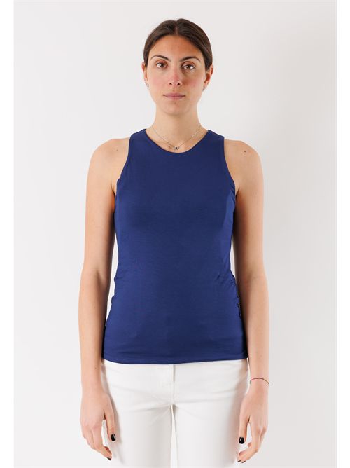 Top basic fitted MR6001C KONTATTO | MR6001CBLU ZAFFIRO