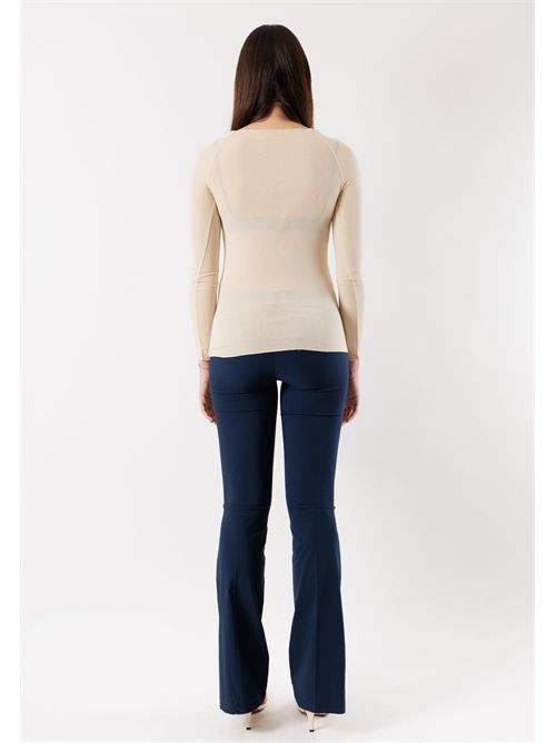 Second skin top with boat neckline MR6003C KONTATTO | MR6003CAVANA