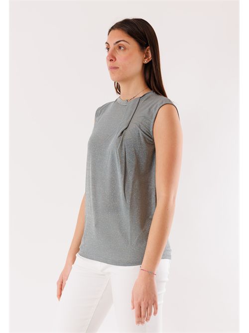 Top drapey lurex MR6009C KONTATTO | MR6009CJEANS