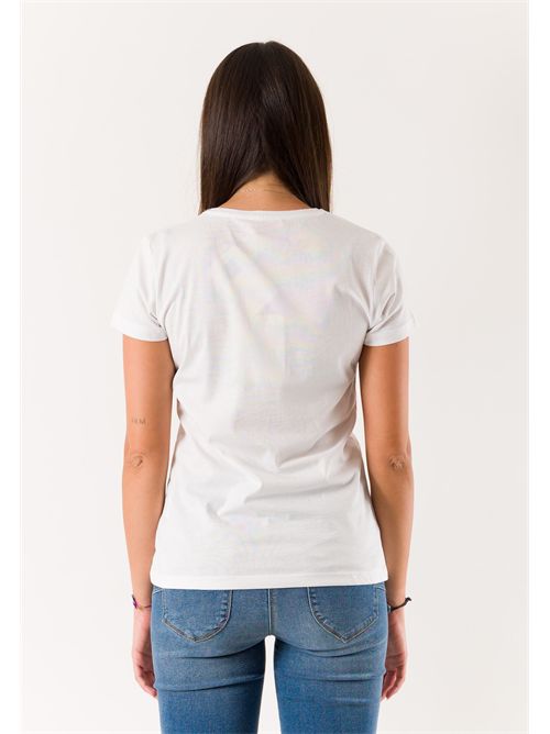 t-shirt with Ibiza print PR119F KONTATTO | PR119FBIANCO