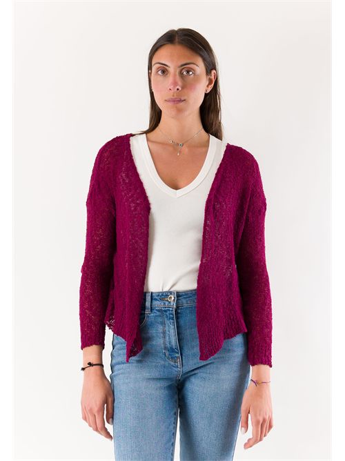 open cotton bolero A0383 MESANGE | A0383BORDEAUX