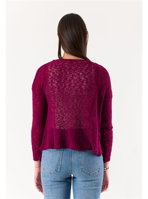 open cotton bolero A0383 MESANGE | A0383BORDEAUX