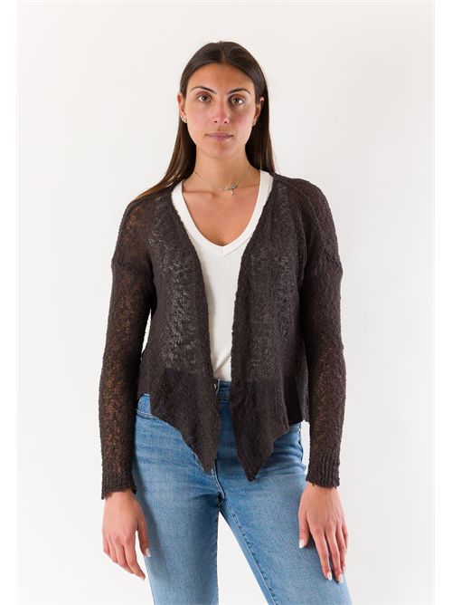 open cotton bolero A0383 MESANGE | A0383MORO