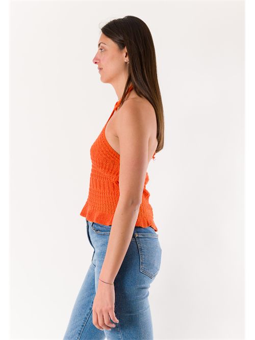 top scollo all'americana A0881 MESANGE | A0881ARANCIO