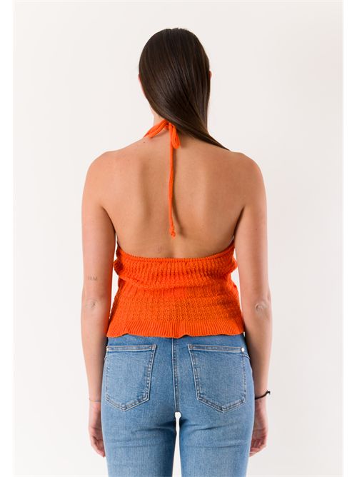 top scollo all'americana A0881 MESANGE | A0881ARANCIO