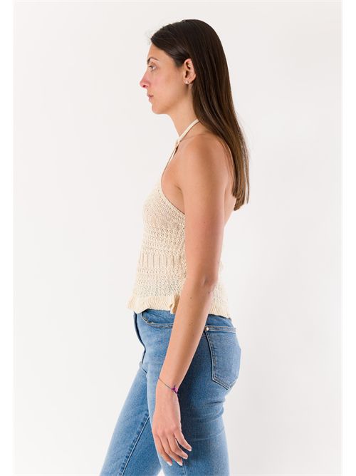 top scollo all'americana A0881 MESANGE | A0881BEIGE