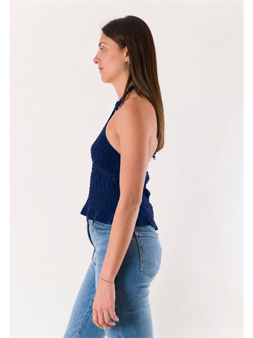 top scollo all'americana A0881 MESANGE | A0881BLU