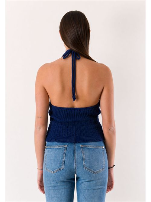 top scollo all'americana A0881 MESANGE | A0881BLU