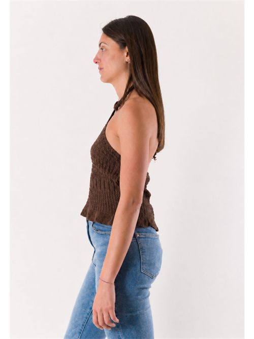 top scollo all'americana A0881 MESANGE | A0881MARRONE