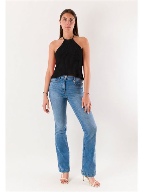 top scollo all'americana A0881 MESANGE | A0881NERO