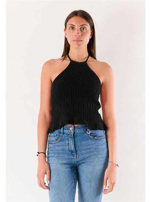 top scollo all'americana A0881 MESANGE | A0881NERO