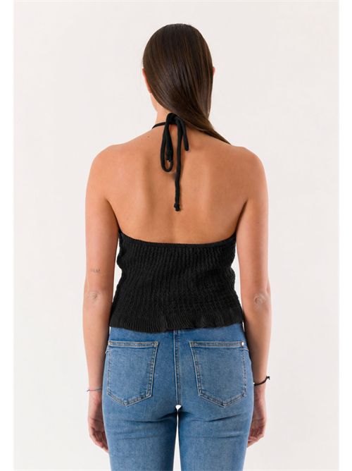 top scollo all'americana A0881 MESANGE | A0881NERO