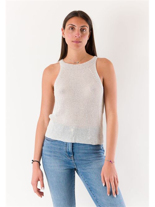 top traforato A3922 MESANGE | A3922BIANCO