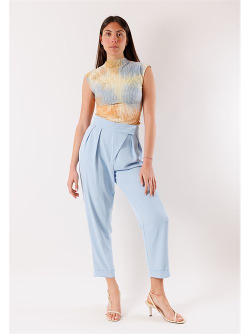 pantalone pannello MESANGE | PE26009CIELO
