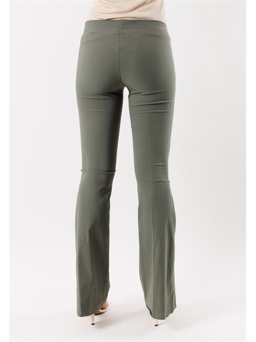 pantaloni bengalina zampa MESANGE | PE26090MILITARE