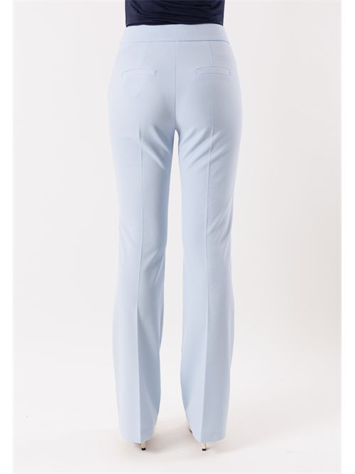 double-breasted jacket and flared pants suit PE26167 MESANGE | PE26167CIELO