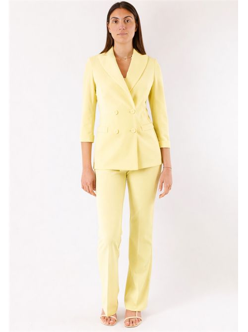 completo giacca d/petto pant zampa PE26167 MESANGE | PE26167GIALLO