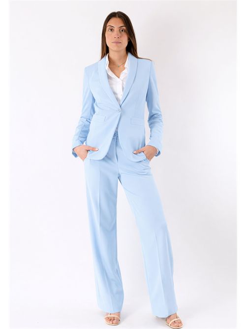 completo giacca m/petto pant palazzo PE26168 MESANGE | PE26168CIELO