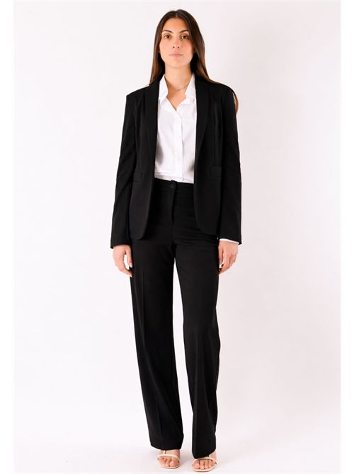 completo giacca m/petto pant palazzo PE26168 MESANGE | PE26168NERO