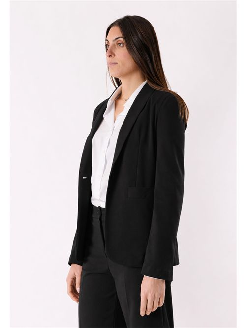 completo giacca m/petto pant palazzo PE26168 MESANGE | PE26168NERO