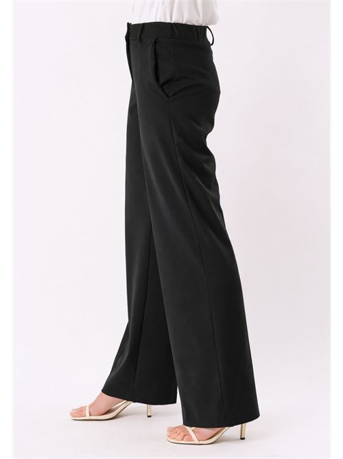 completo giacca m/petto pant palazzo PE26168 MESANGE | PE26168NERO